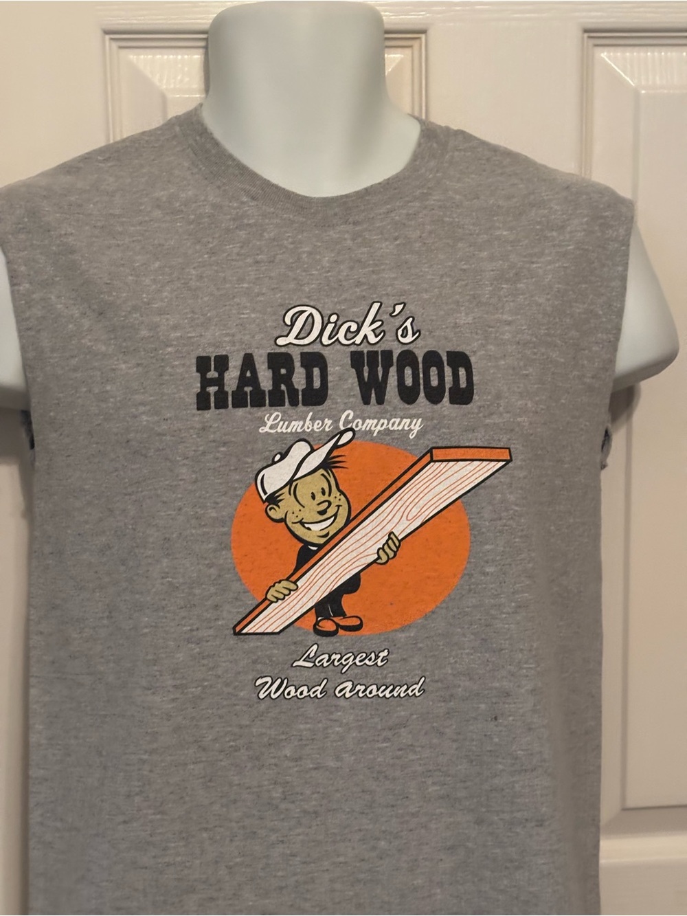 Gildan Gray Ultra Cotton Heavyweight T‑Shirt Label View